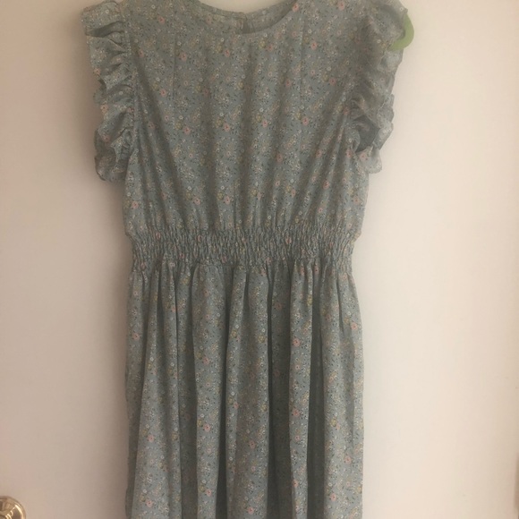 Chiffon Floral Bohemian Style Dress - Picture 2 of 6